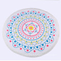 polyester towel print round table cloth used